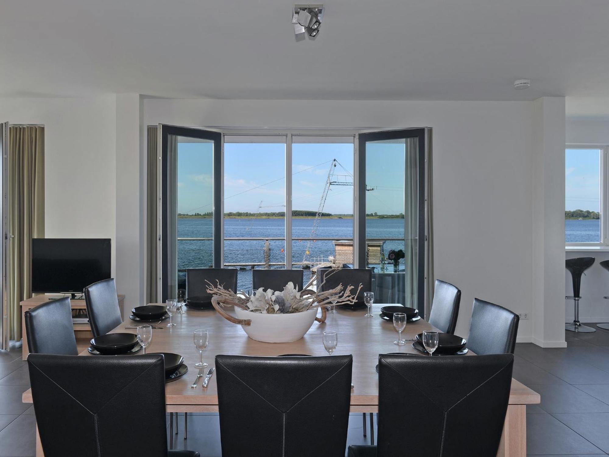 Ferienwohnung Waterfront Penthouse With Roof Terrace And Private Jetty Kamperland Exterior foto