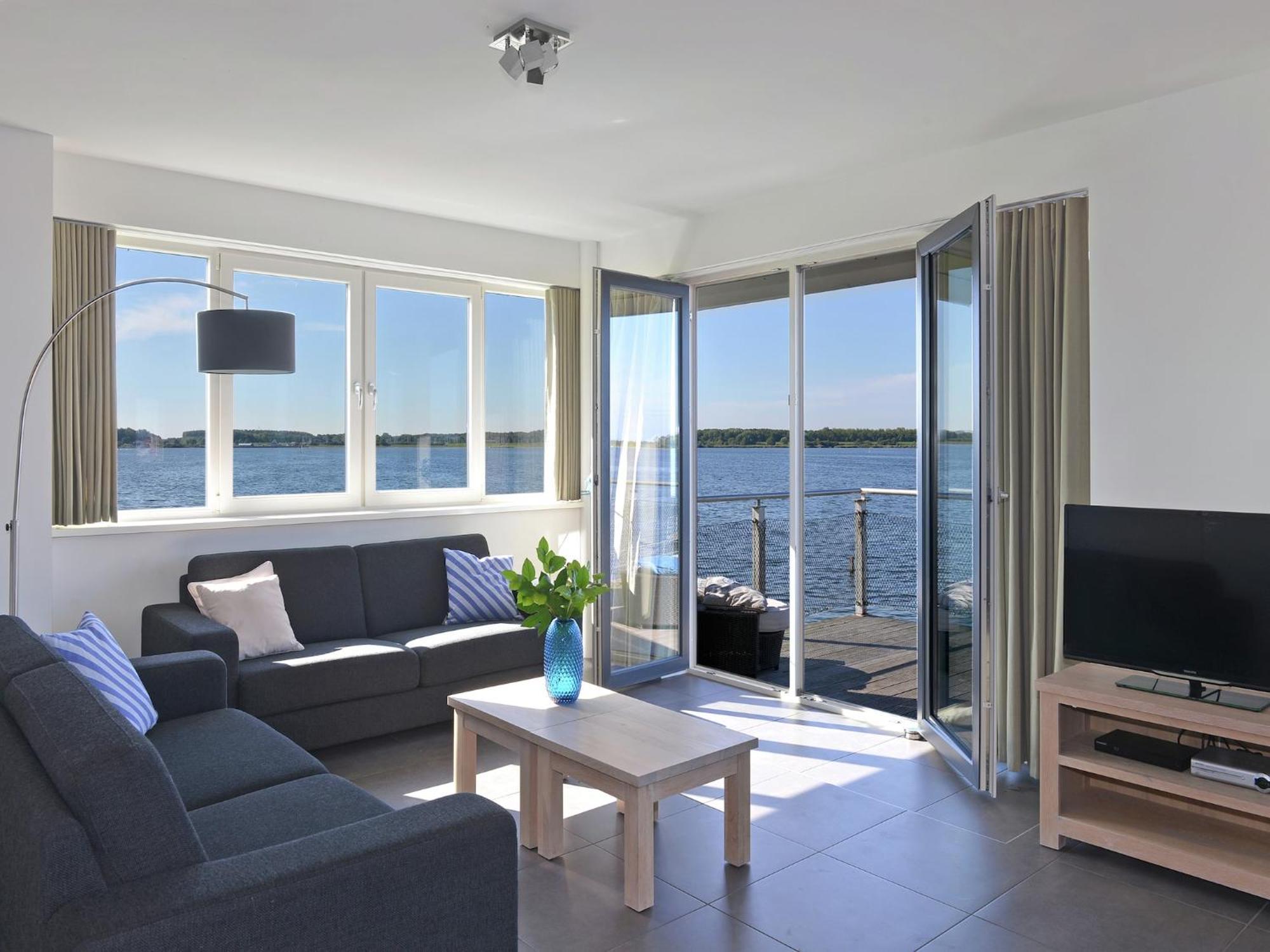 Ferienwohnung Waterfront Penthouse With Roof Terrace And Private Jetty Kamperland Exterior foto