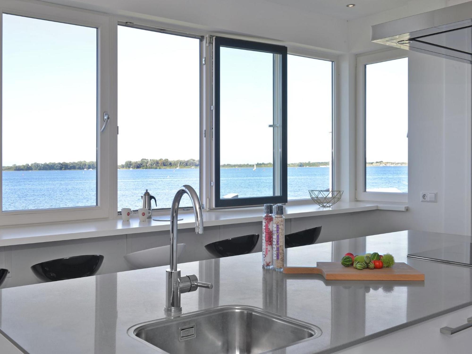 Ferienwohnung Waterfront Penthouse With Roof Terrace And Private Jetty Kamperland Exterior foto