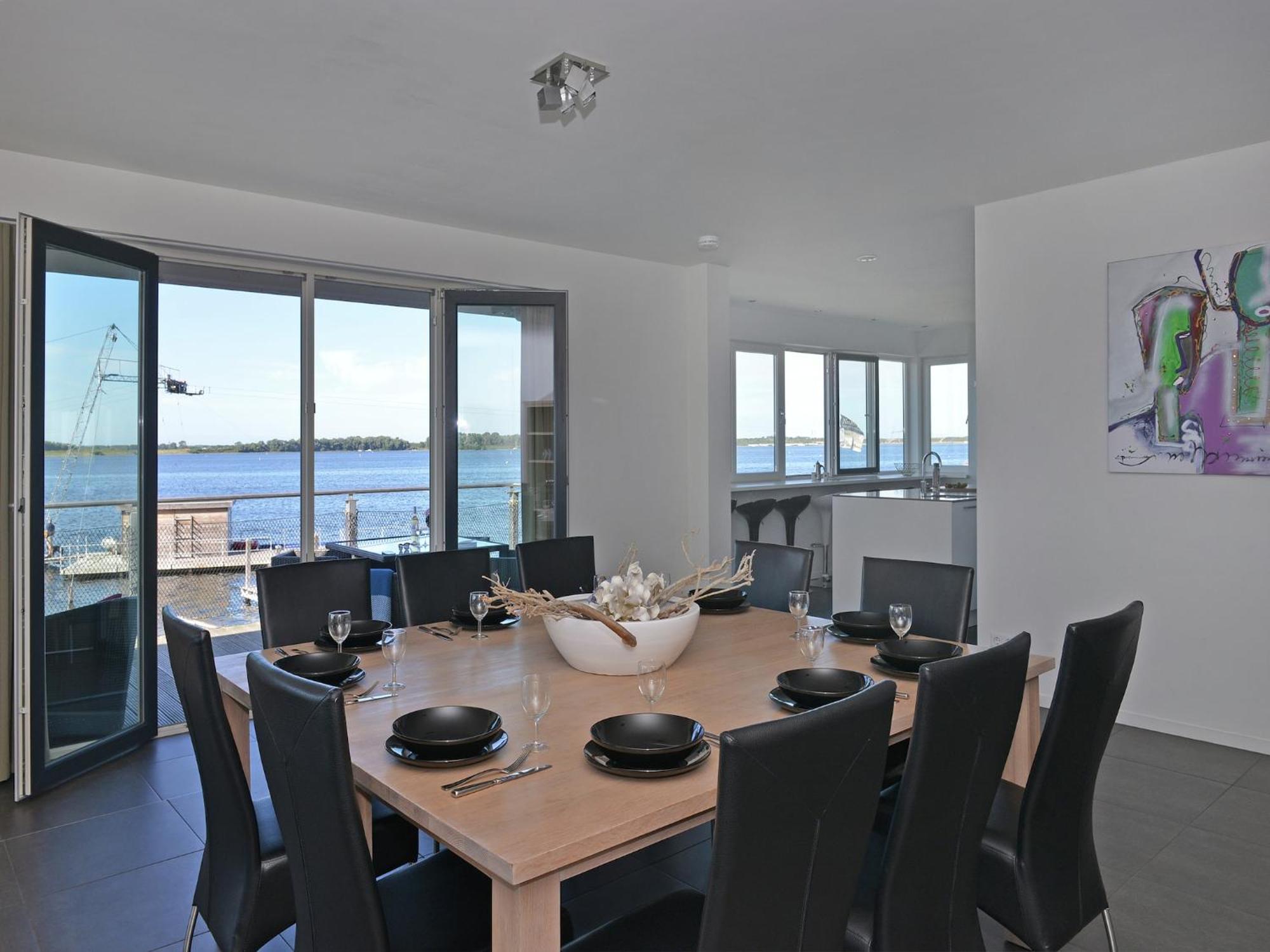 Ferienwohnung Waterfront Penthouse With Roof Terrace And Private Jetty Kamperland Exterior foto